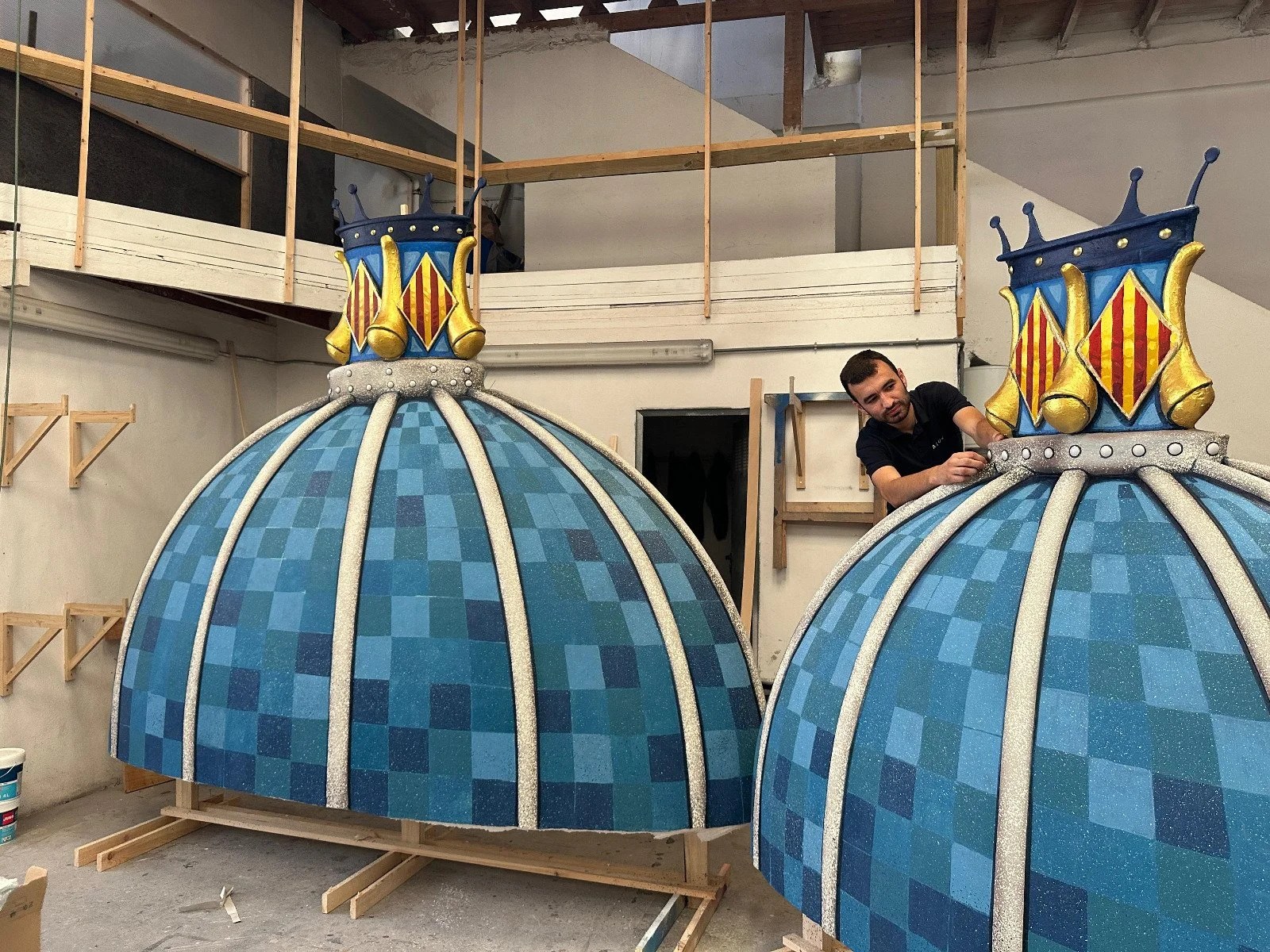 Valencia revive el histórico Pabellón de 1926 en la Batalla de Flores 2 Pabello Municipal de Cortina 1926 Batalla Flors 1