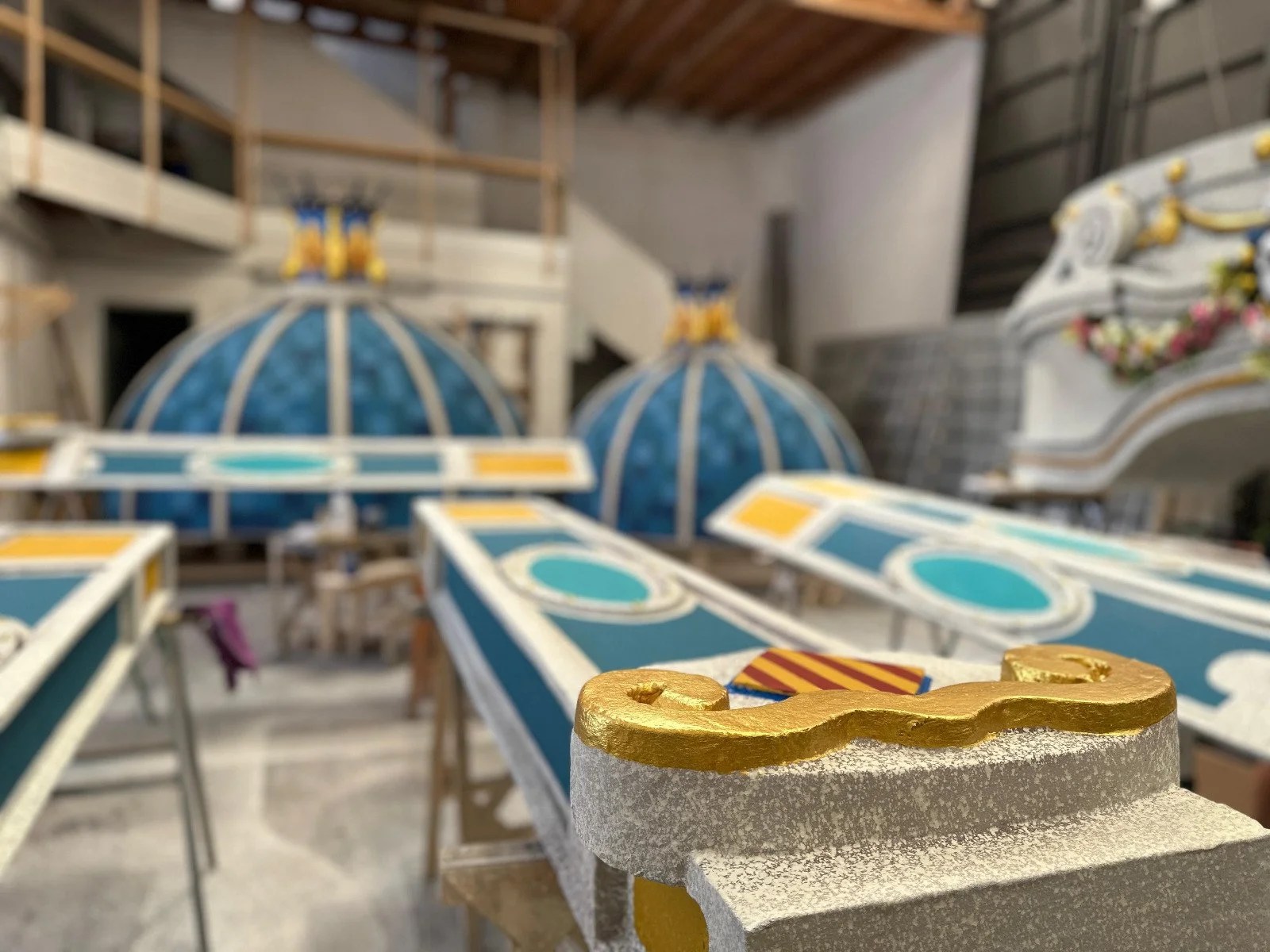 Valencia revive el histórico Pabellón de 1926 en la Batalla de Flores 4 Pabello Municipal de Cortina 1926 Batalla Flors 5