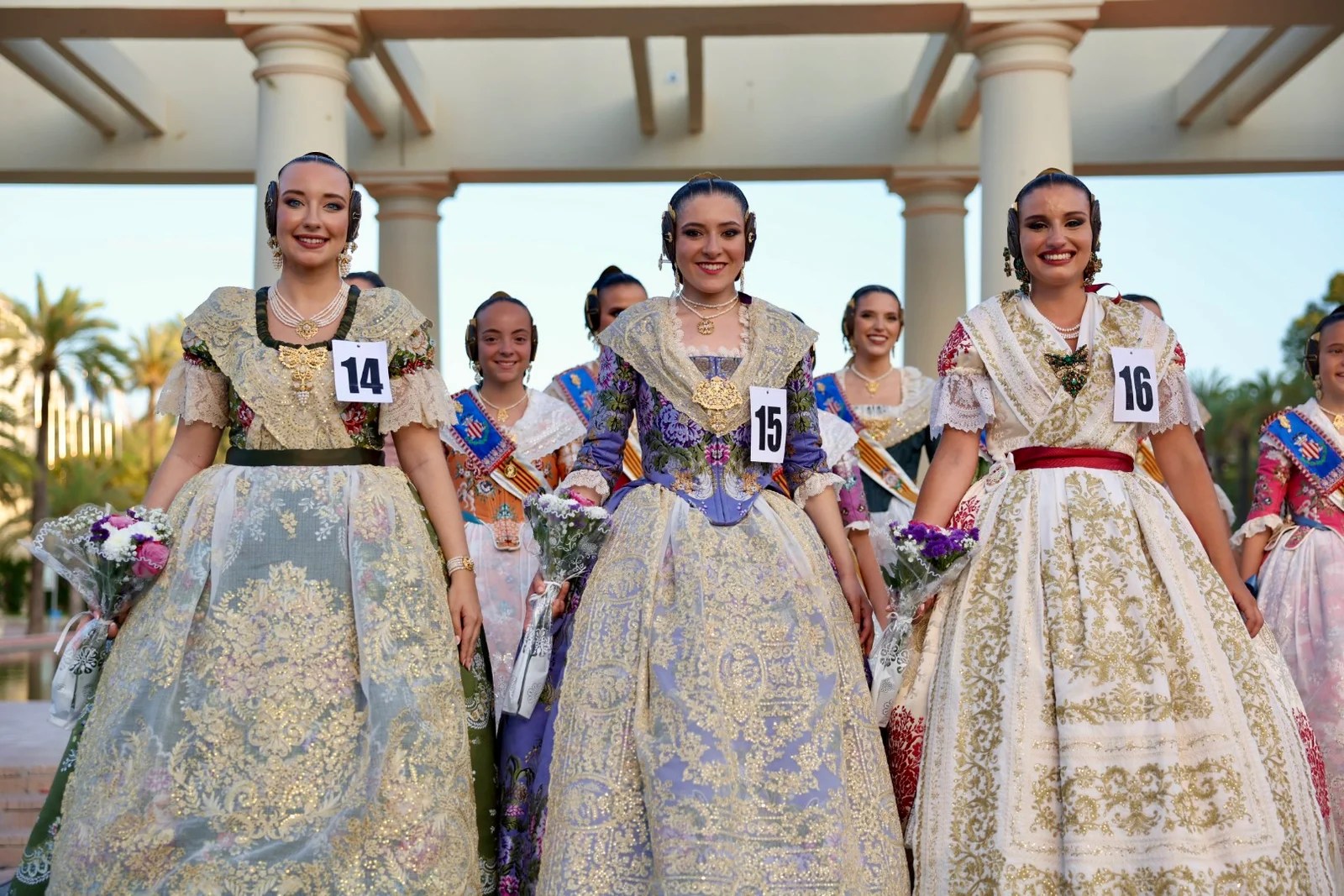 Candidatas preseleccionadas del Sector Olivereta a Falleras Mayores de Valencia 2025 43 preselecciones 2025 sector olivereta 1