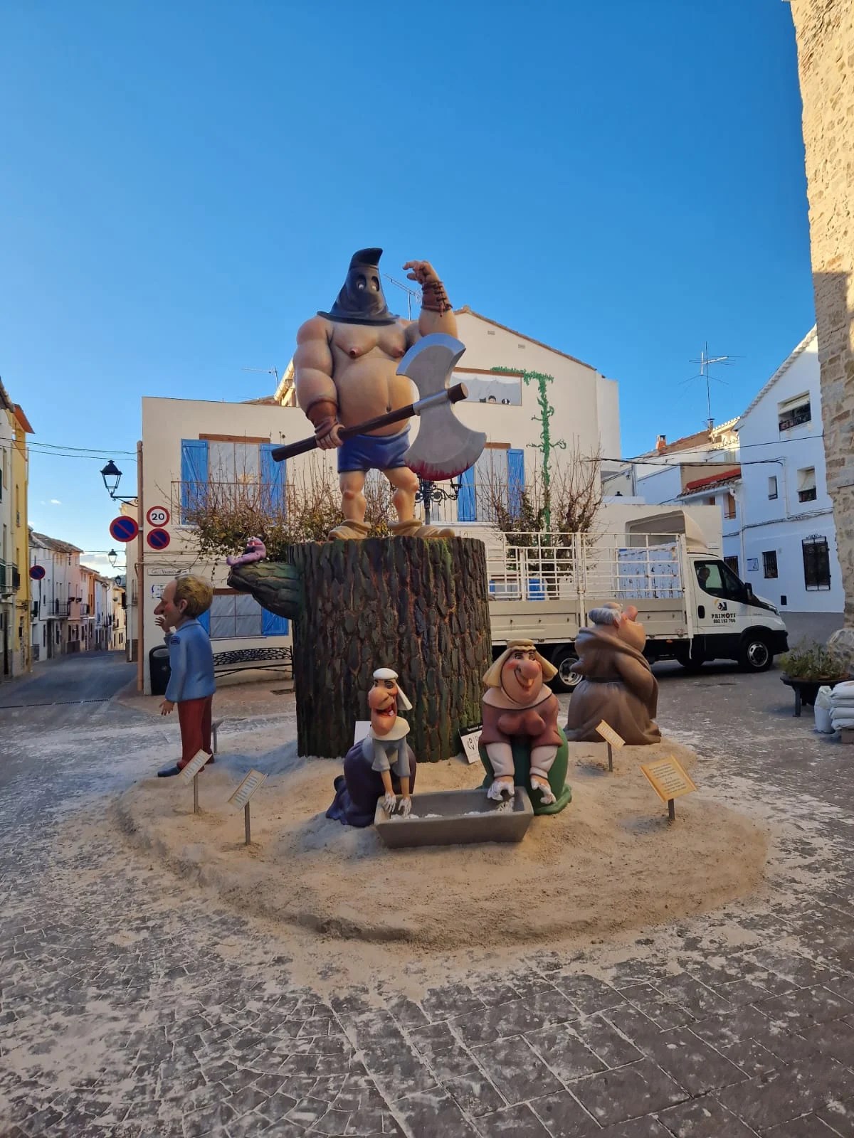 La Diputación de Valencia y el Gremio de Artistas Falleros renuevan su alianza para plantar Fallas en los pueblos 3 3 Falla Higueruelas Serrania