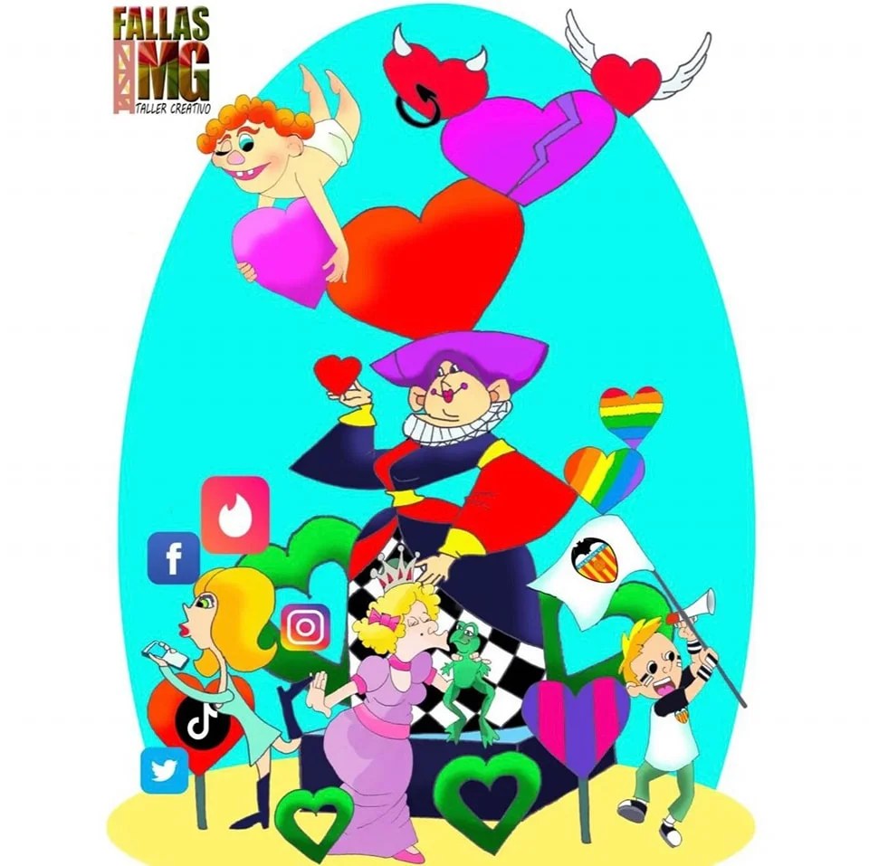 Estos son los bocetos de las Fallas 2025 de la comisión fallera Poeta Altet-Benicarló 2 Falla Grande 2025 de la comisión fallera Poeta Altet-Benicarló