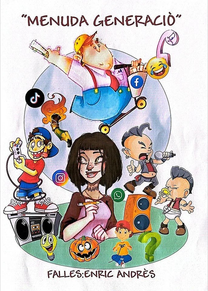 La comisión fallera Sierra Martés-Miguel Servet desvela los bocetos de sus Fallas 2025 2 Falla Grande 2025 Falla Sierra Marte