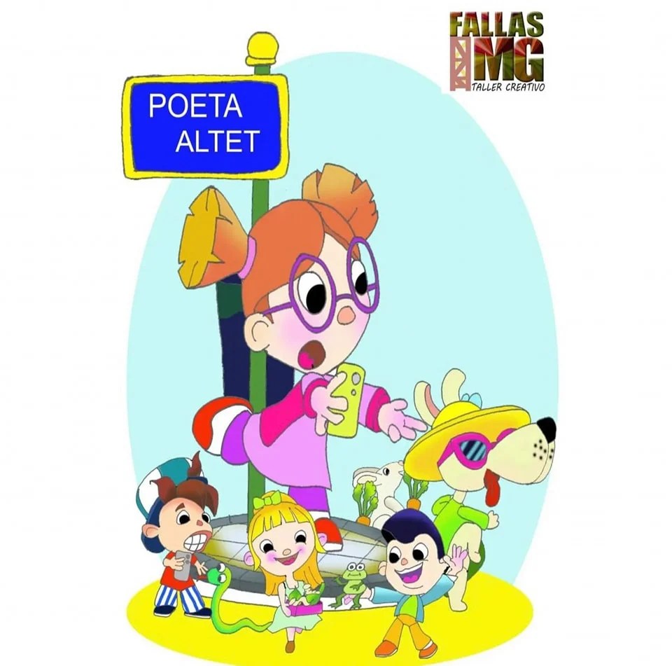 Estos son los bocetos de las Fallas 2025 de la comisión fallera Poeta Altet-Benicarló 1 Falla Infantil 2025 de la comisión fallera Poeta Altet-Benicarló