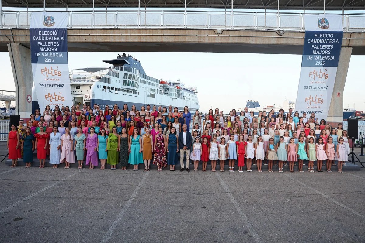Candidatas a Falleras Mayores de Valencia 2025