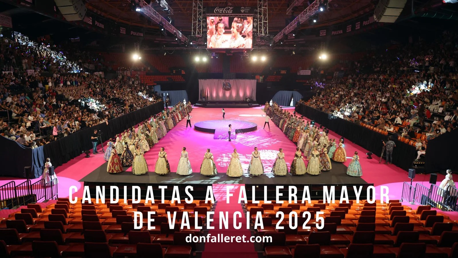 Conoce las Fotos Oficiales de las Candidatas a Fallera Mayor de Valencia 2025