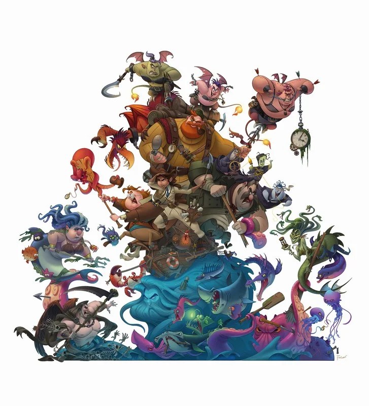La Federación de Falla de Especial presenta sus proyectos para las Fallas de Valencia 2025 5 Boceto Falla Grande 2025 Falla Almirante Cadarso-Conde Altea