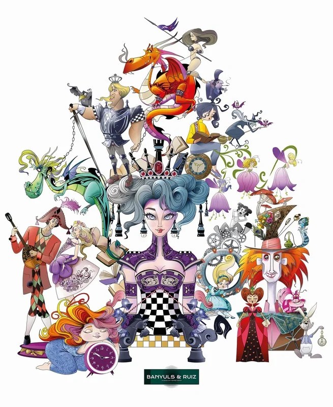 La Federación de Falla de Especial presenta sus proyectos para las Fallas de Valencia 2025 7 Boceto Falla Grande 2025 Falla Exposición-Micer Mascó