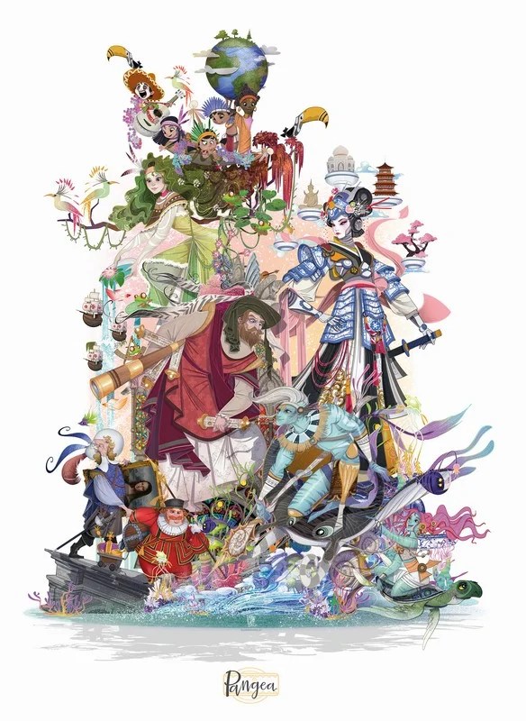 La Federación de Falla de Especial presenta sus proyectos para las Fallas de Valencia 2025 17 Boceto Falla Grande 2025 Falla L'Antiga de Campanar