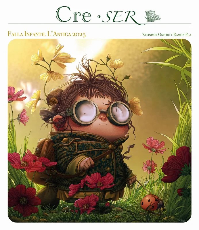 La Federación de Falla de Especial presenta sus proyectos para las Fallas de Valencia 2025 18 Boceto Falla Infantil 2025 Falla L'Antiga de Campanar