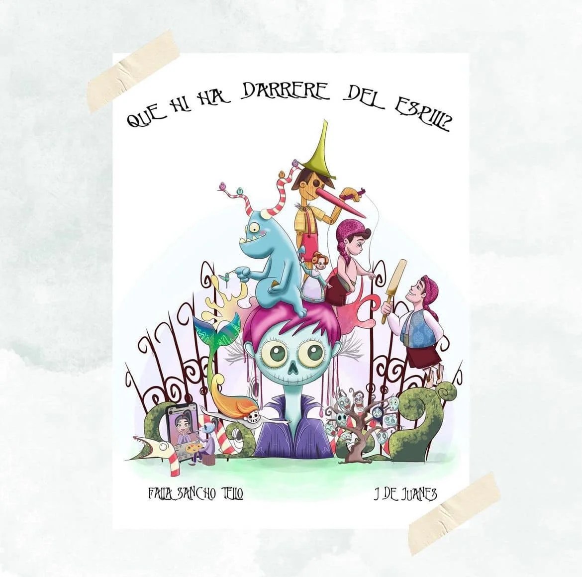 Estos son los bocetos de las Fallas 2025 de la comisión Sancho Tello-Chile 2 Falla Grande 2025 Falla Sancho Tello-Chile