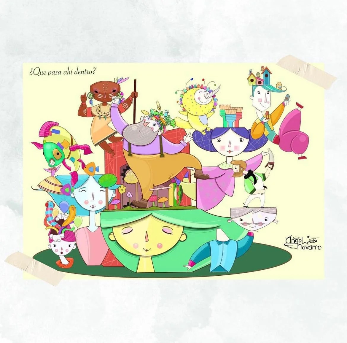 Estos son los bocetos de las Fallas 2025 de la comisión Sancho Tello-Chile 1 Falla Infantil 2025 Falla Sancho Tello-Chile