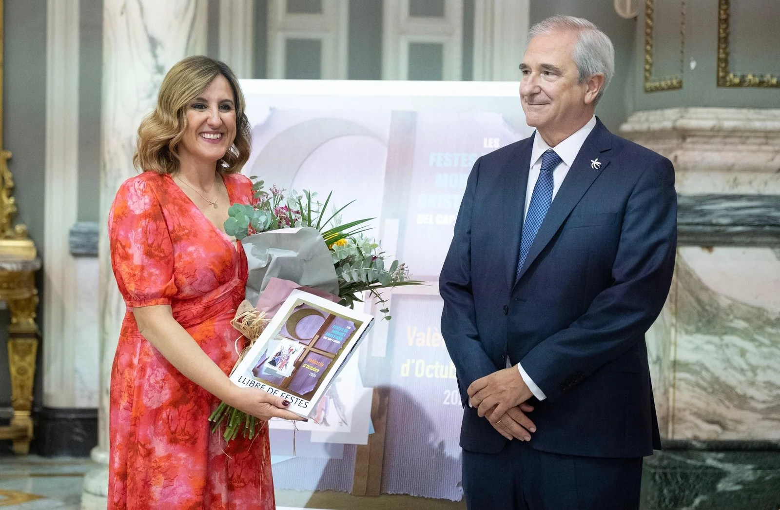 La alcaldesa María José Catalá pronuncia el pregón de la XX Gran Entrada Mora y Cristiana de València en su 20º aniversario 3 Pregon Entreda Mora Y Cristiana de Valencia 2024 1