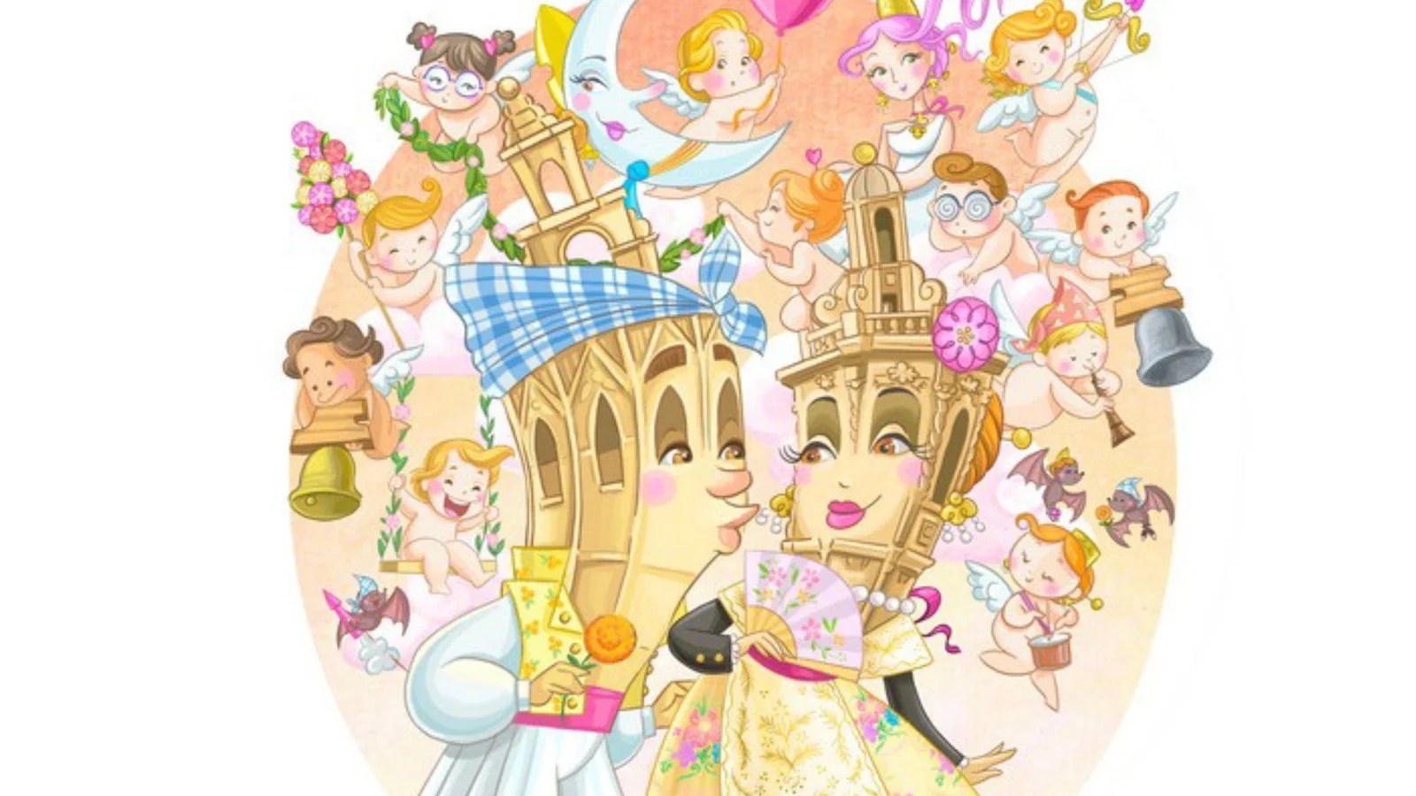 Ceballos i Sanabria inundaran d’amor la Plaça de la Reina en les Falles 2025