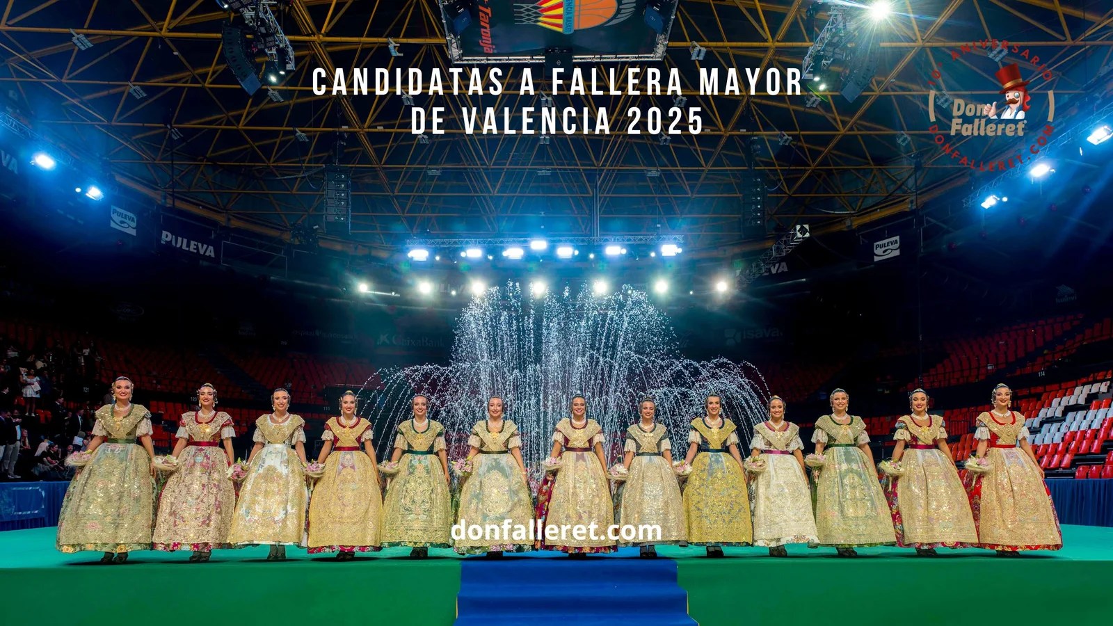 portada candidatas Fallera Mayor de Valencia 2025