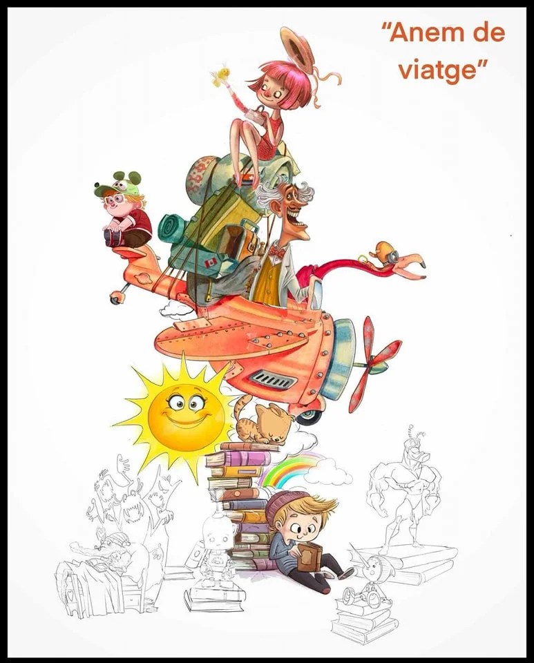 Estos son los bocetos de las Fallas 2025 de la comisión fallera Barri de la Llum 2 Boceto Falla Grande 2025 Falla Barri de la Llum