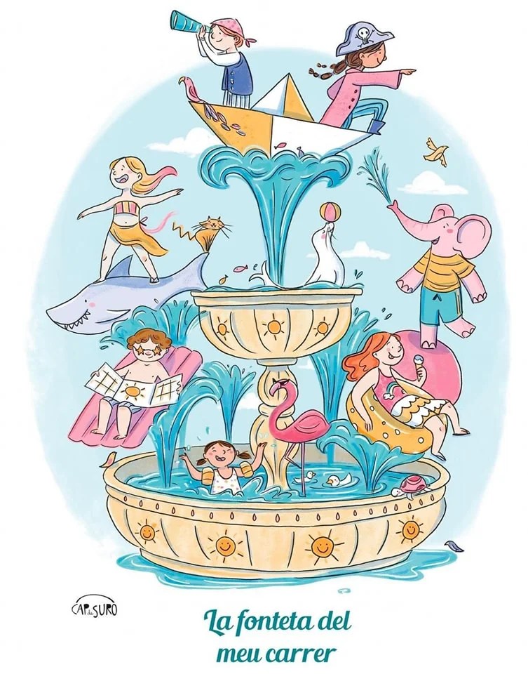 Estos son los bocetos de las Fallas 2025 de la comisión fallera Marqués de Montortal-José Esteve 1 Boceto Falla Infantil 2025 Falla Marqués de Montortal-José Esteve