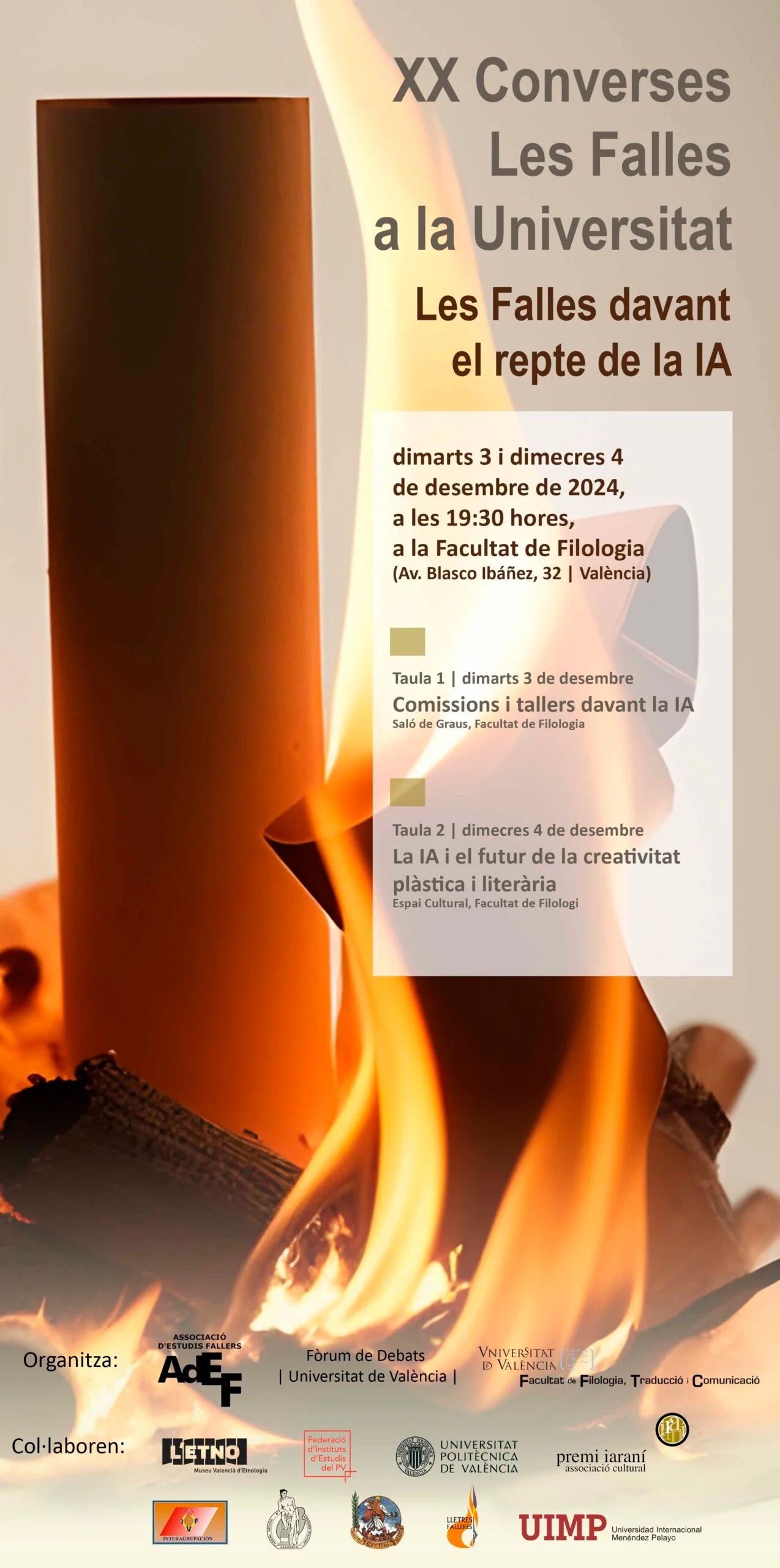 Cartel Converses Les Falles 2025