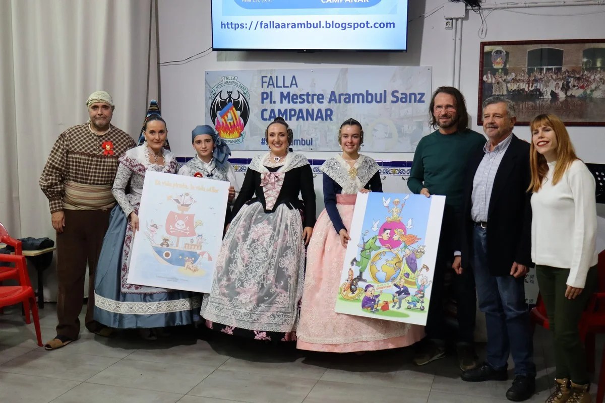 Presentación bocetos Falla Arambul 2025
