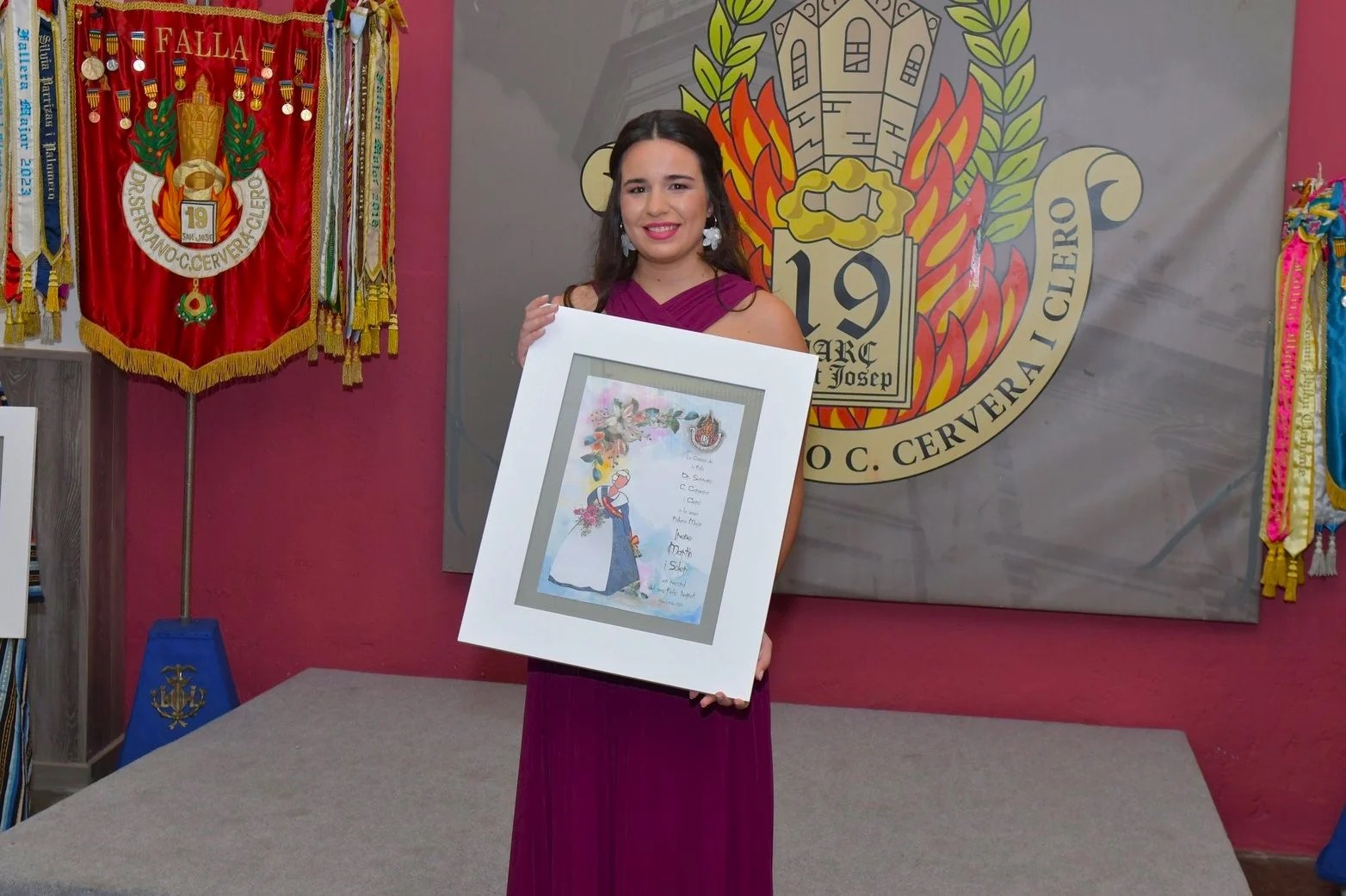 Proclamación de Representantes para las Fallas 2025 de la Falla Doctor Serrano- Carlos Cervera- Clero: Ana Gimeno, Hugo Cabezuelo e Irene Martín 3 Proclamacion Falla Clero 3