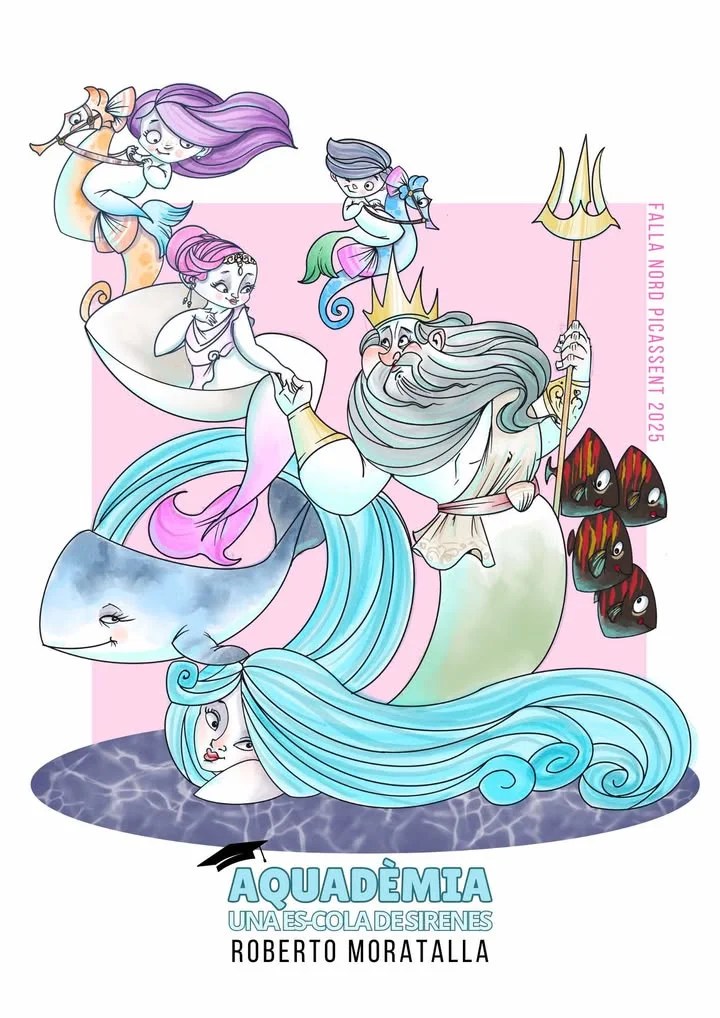 Boceto Falla Infantil 2025 Falla Nord de Picassent