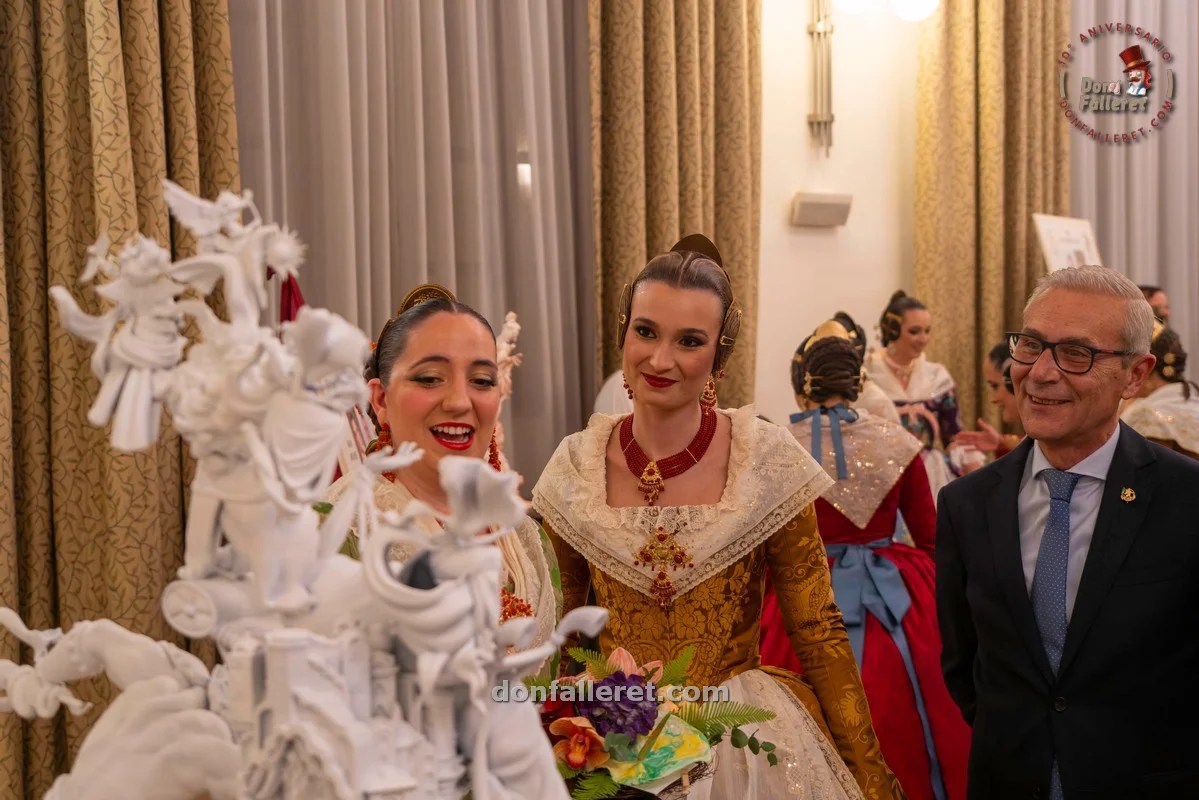 Así fue el acto de presentación de los bocetos y maquetas de las Fallas 2025 de la Federación de Fallas de 1ª A