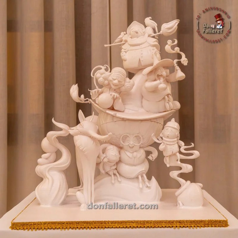 Ya conocemos los bocetos y maquetas de las Fallas 2025 de la Federación de 1ªA 6 MAQUETA FALLA MERCADO CENTRAL