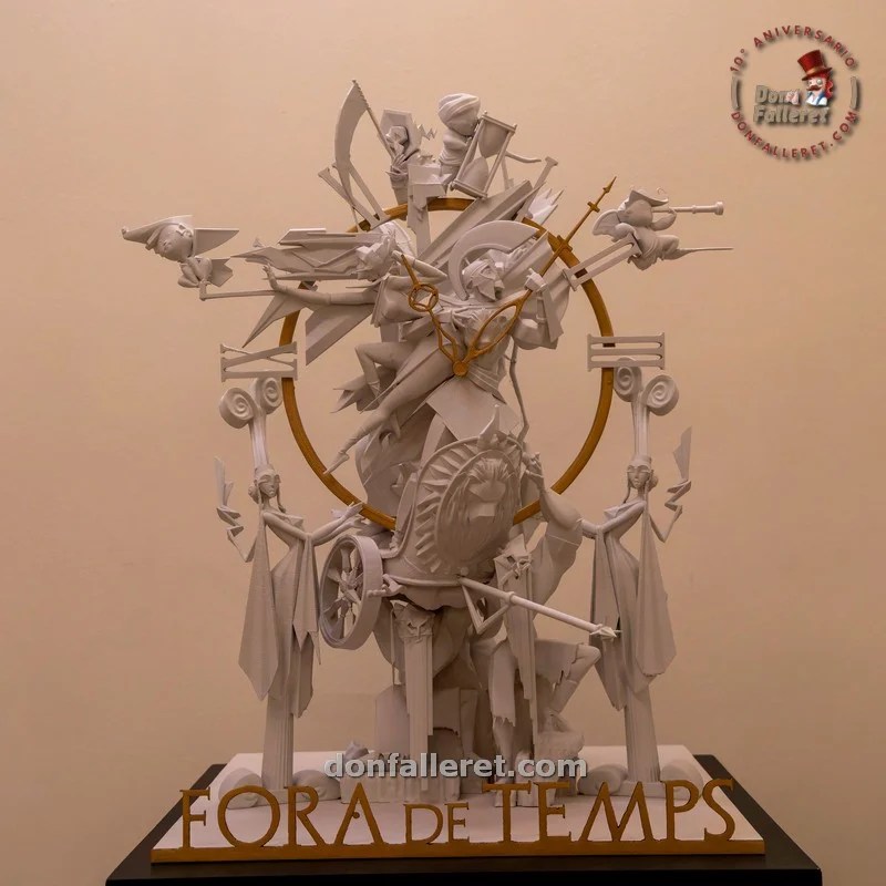 Ya conocemos los bocetos y maquetas de las Fallas 2025 de la Federación de 1ªA 16 MAQUETA FALLA ARQUEBISBE OLAECHEA – SAN MARCELINO
