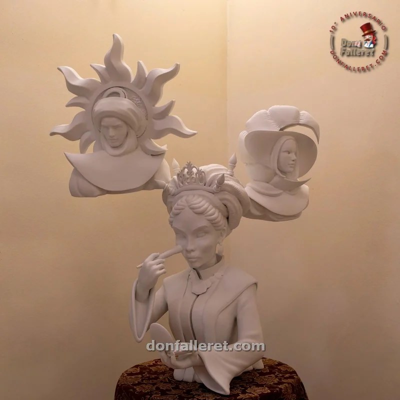 Ya conocemos los bocetos y maquetas de las Fallas 2025 de la Federación de 1ªA 22 MAQUETA FALLA CISCAR – BURRIANA