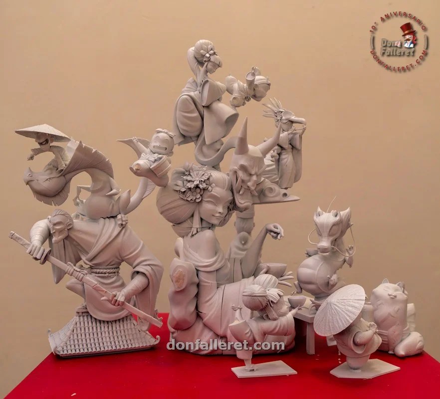 Ya conocemos los bocetos y maquetas de las Fallas 2025 de la Federación de 1ªA 26 MAQUETA FALLA GRAVADOR ESTEVE- CIRILO AMOROS