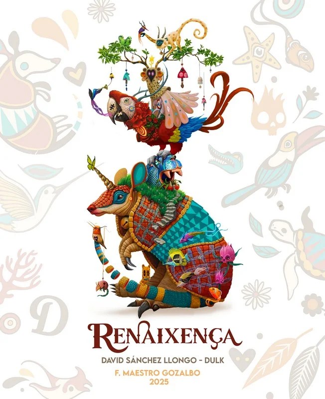 Ya conocemos los bocetos y maquetas de las Fallas 2025 de la Federación de 1ªA 33 BOCETO FALLA MAESTRO GOZALBO – CONDE ALTEA