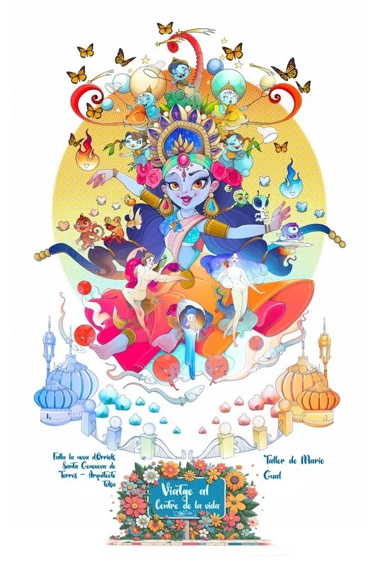 Ya conocemos los bocetos y maquetas de las Fallas 2025 de la Federación de 1ªA 19 BOCETO FALLA LA NOVA D'ORRIOLS