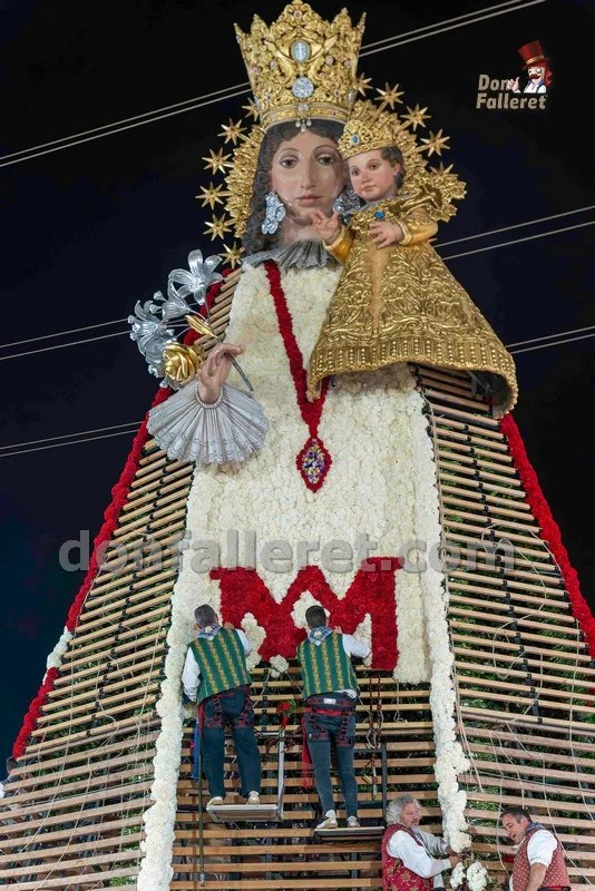 Horarios de la Ofrenda de las Fallas de Valencia 2025 2 Ofrenda de Flores a la Virgen de los Desamparados 2024 - Foto: Pablo Garcés