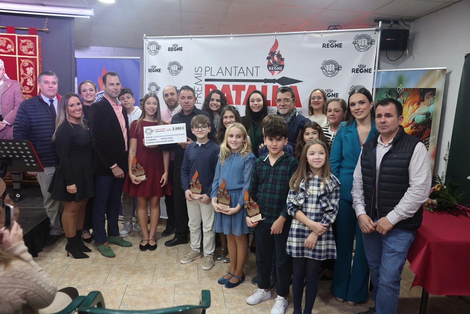 Casa Caridad y las Fallas de las pedanías afectadas por la DANA, Premios Plantant Batalla 2024