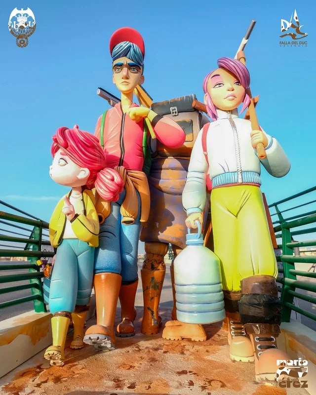 Así es el ninot infantil que presenta Duque de Gaeta-Puebla de Farnals para el indulto 4 10