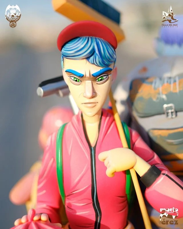 Así es el ninot infantil que presenta Duque de Gaeta-Puebla de Farnals para el indulto 3 12