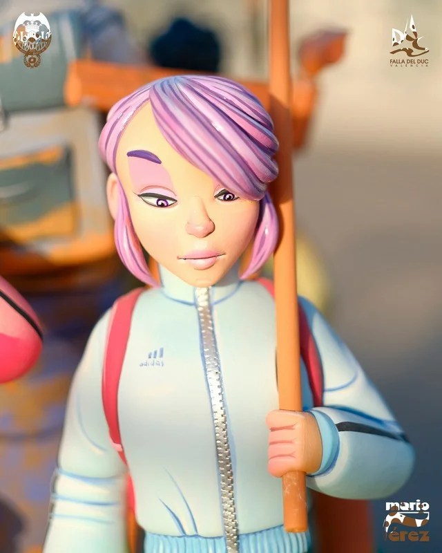 Así es el ninot infantil que presenta Duque de Gaeta-Puebla de Farnals para el indulto 2 14