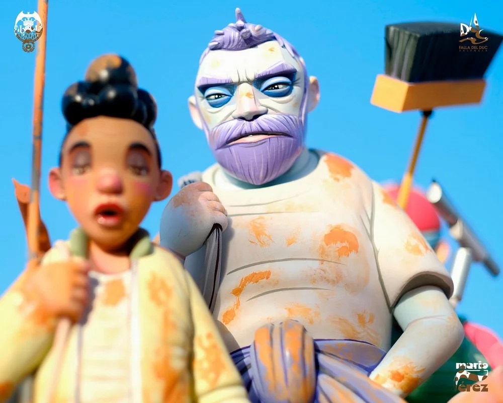 Así es el ninot infantil que presenta Duque de Gaeta-Puebla de Farnals para el indulto 6 6