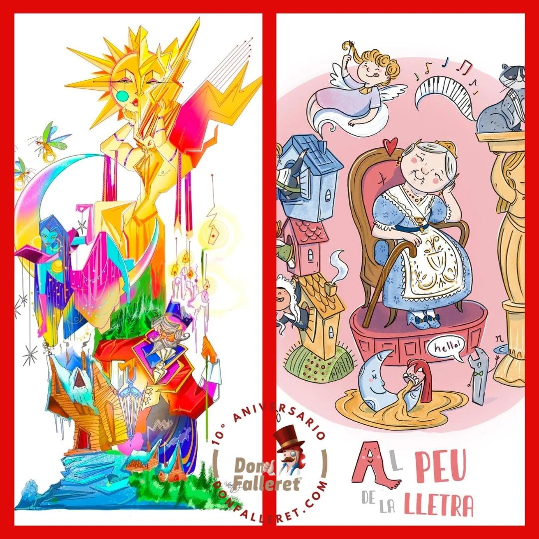 La comisión fallera Malvarrosa-Pons-Cavite presentó sus Falla 2025 para Especial Infantil y 1ªB