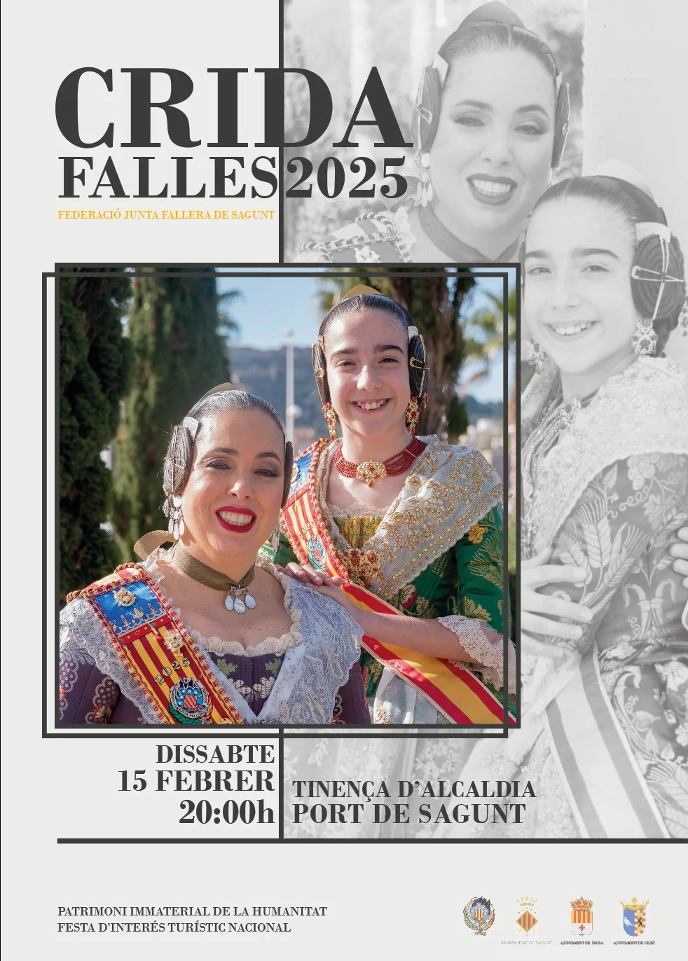 Sagunto celebra la Crida 2025 con una jornada de actos festivos 1 Cartel Crida 2025 Sagunto