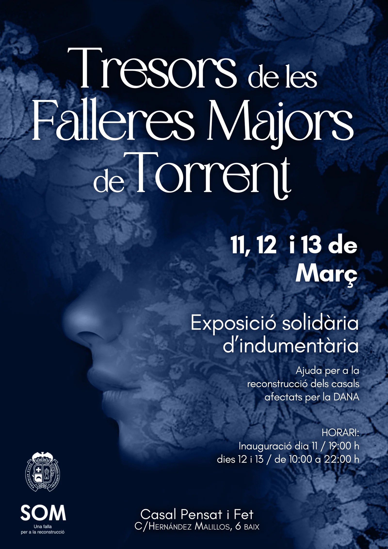 La Exposición Solidaria de las 50 Falleras Mayores de Torrent 2 Cartel Exposicion Tresors de les Falleres Majors de Torrent page 0001