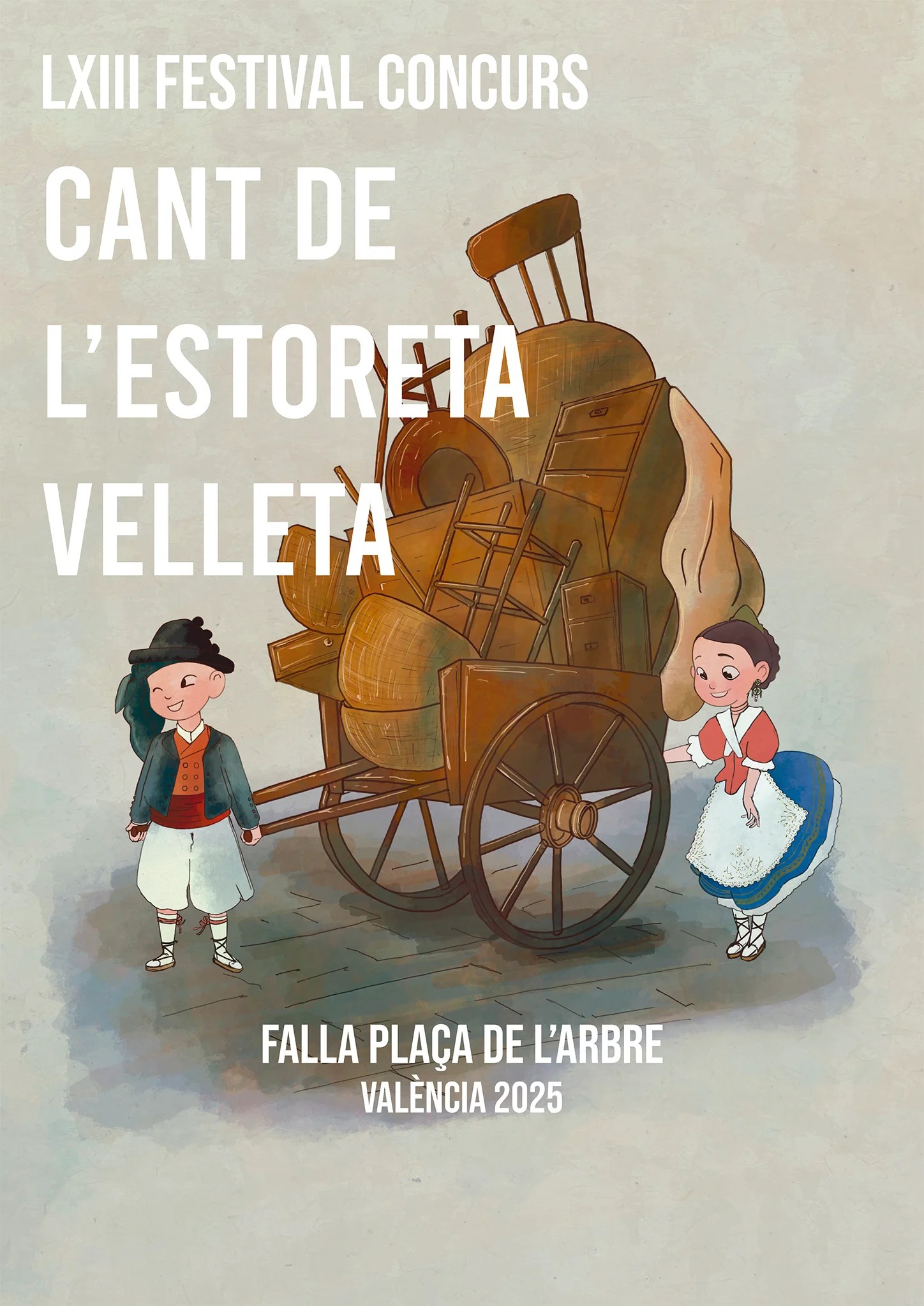 Concurso Cant de l’Estoreta 2025: Presentación Cartel y Sorteo Desfile 2 Cartell 2025 Cant de lEstoreta Velleta Placa de lArbre p