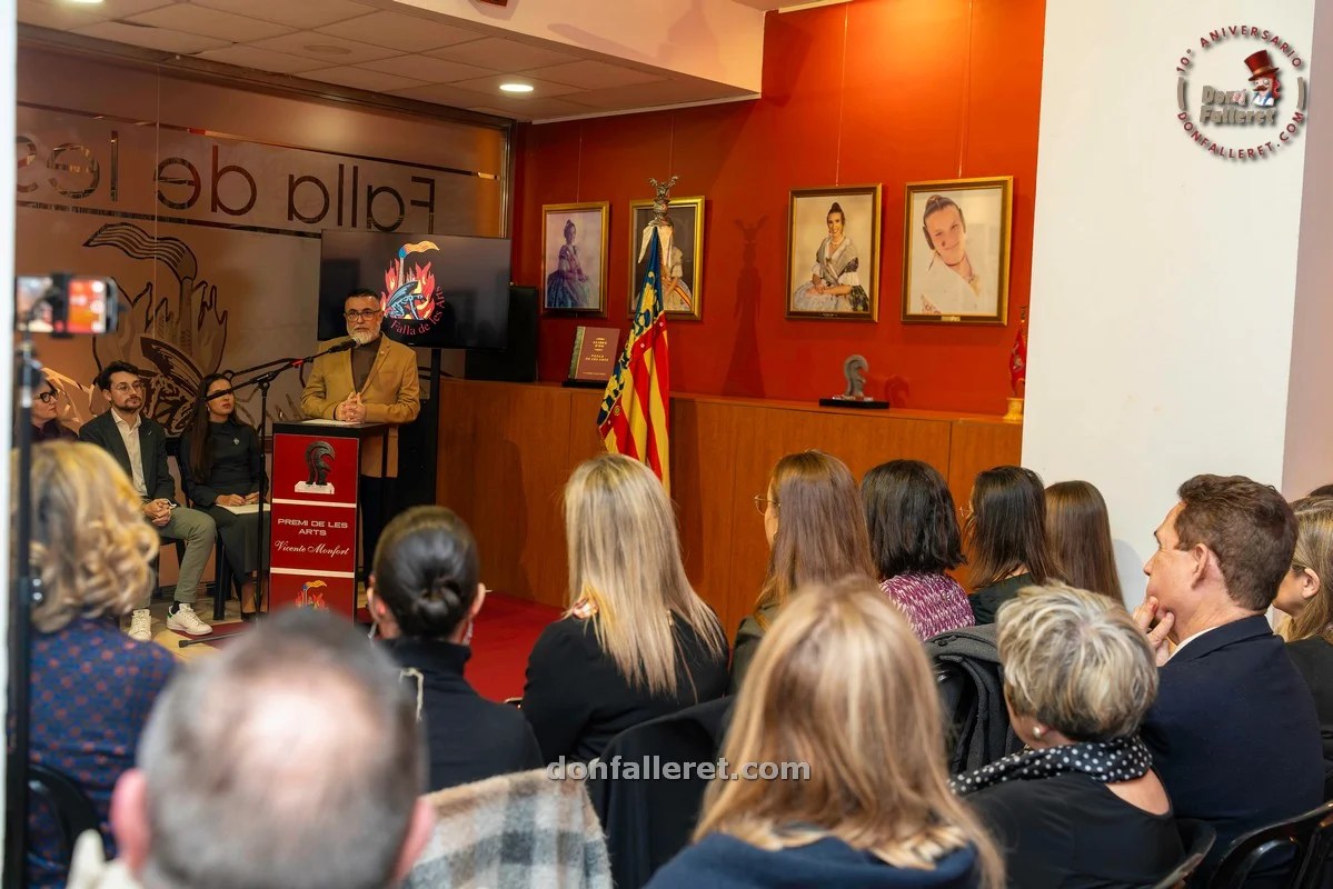 Sebastián Roa recibe el Premi de les Arts Vicente Monfort 6 Entrega Premio de les Arts 2025 9