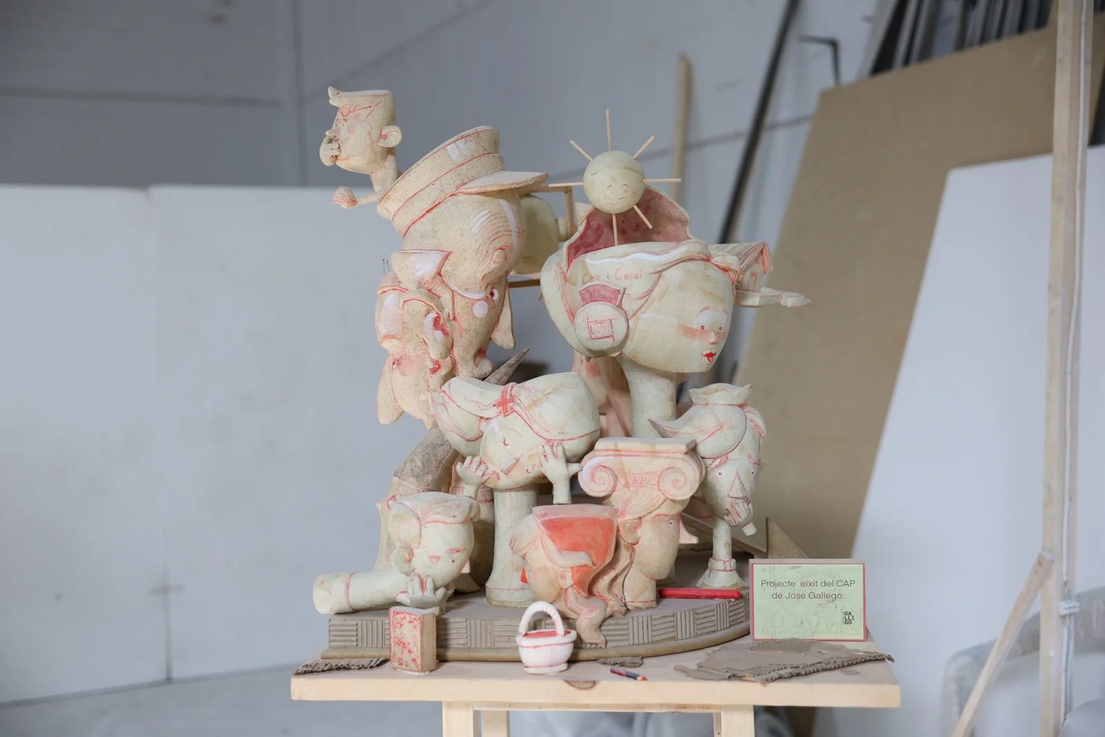 Así van los trabajos de la Falla Municipal Infantil de Valencia 2025 4 Vista Falla Infantil Municipal 2025 14