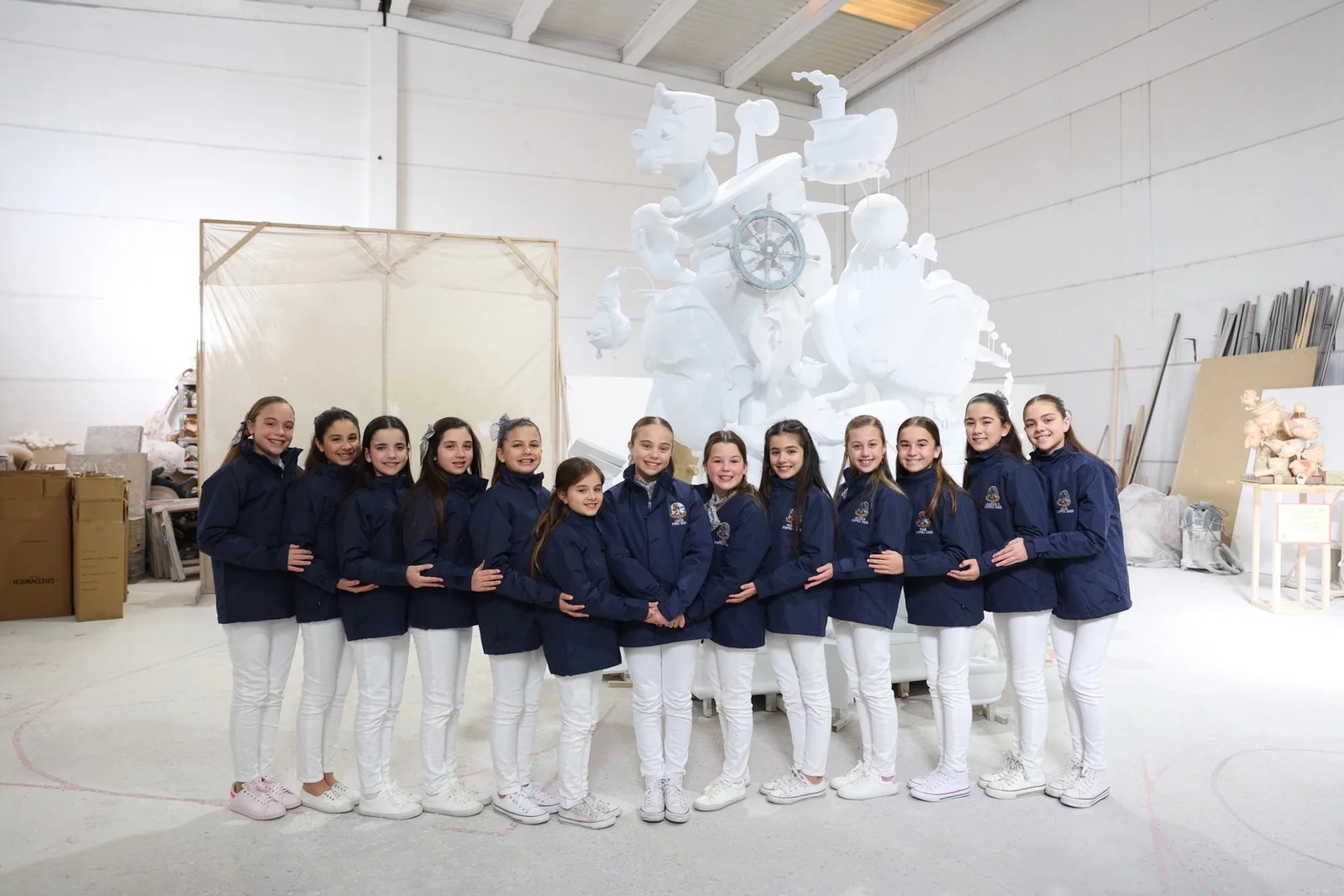 Así van los trabajos de la Falla Municipal Infantil de Valencia 2025 7 Vista Falla Infantil Municipal 2025 18