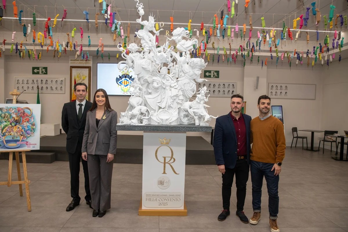 Desvelada la maqueta de la Falla Convento Jerusalén 2 GRANDE