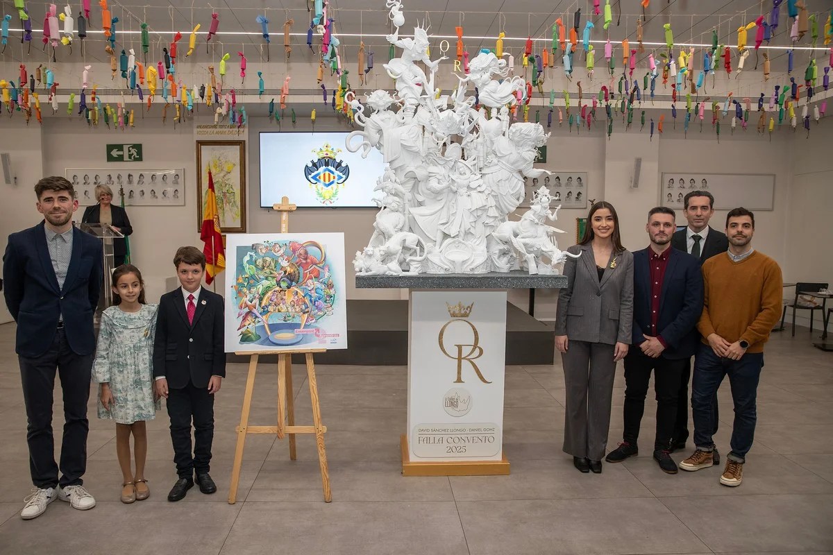 Desvelada la maqueta de la Falla Convento Jerusalén 1 TODOS