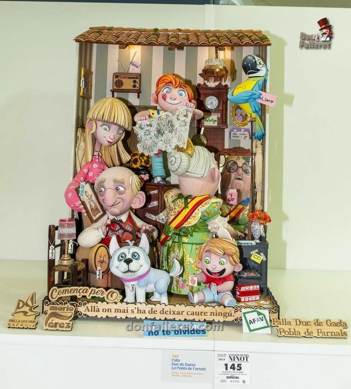 La Falla Infantil Municipal de Valencia 2026 será de Mario Pérez 2 ninot infantil indultat 2024