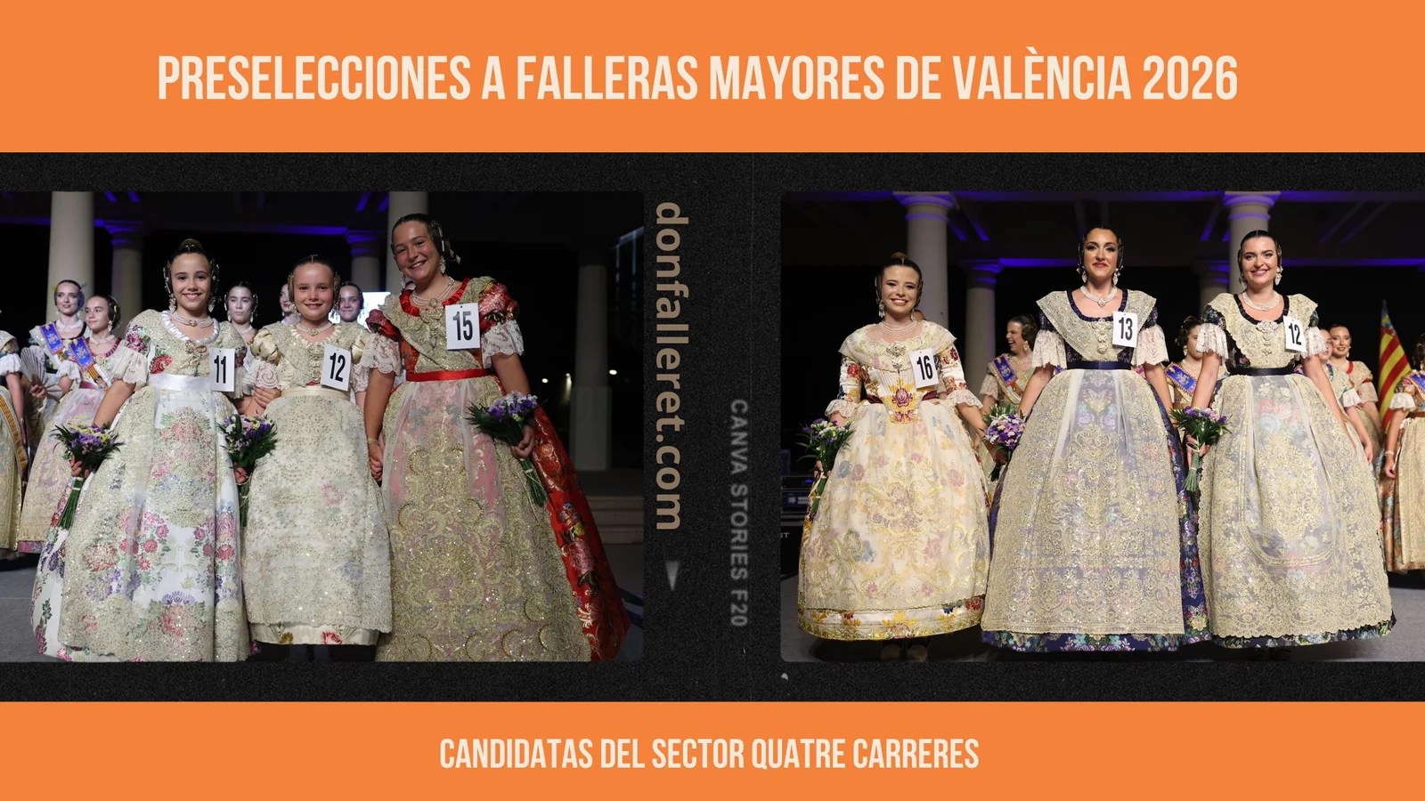 Candidatas del sector Quatre Carreres