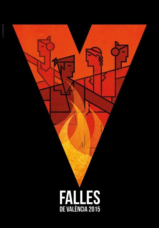 Este es el diseñador del cartel de las Fallas de Valencia 2026 3 cartel fallas 2015
