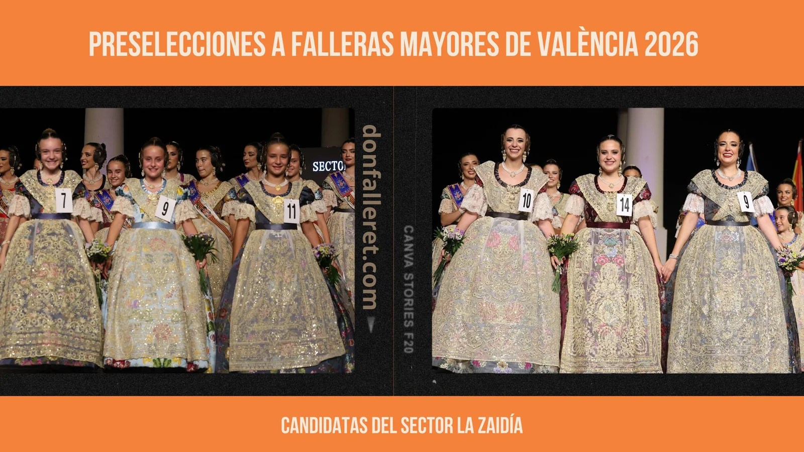 Candidatas del sector la Zaidía